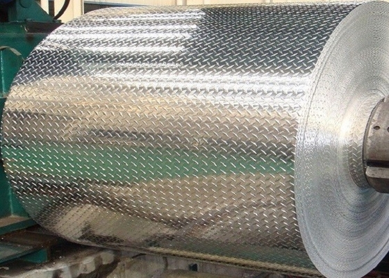 Κίνα Το μέταλλο μη ολίσθησης προχωρεί το πιάτο 5052 3003 5 αποτυπωμένη σε ανάγλυφο φραγμοί σπείρα φύλλων αργιλίου προμηθευτής